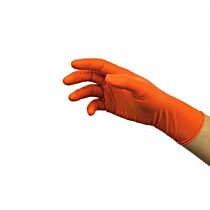 安思尔 橙色一次性丁腈手套 93-856
